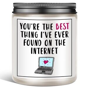 Lavender Floral Scented Funny Soy Wax Candle - Best Thing on Internet